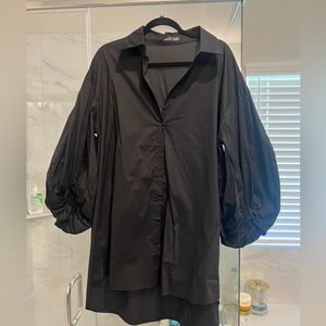 Shein button down dress - oversized look